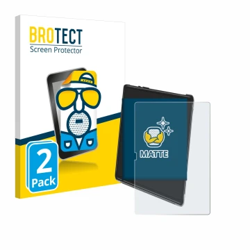 Front side of a product packaging with the brand logo BROTECT. Next to it is the device Yestel T15 shown with the correspondin