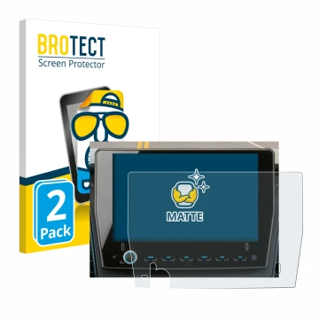 Front side of a product packaging with the brand logo BROTECT. Next to it is the device Xzent F-285 shown with the correspondi