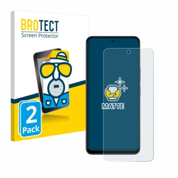 Front side of a product packaging with the brand logo BROTECT. Next to it is the device Vivo Y19s shown with the corresponding