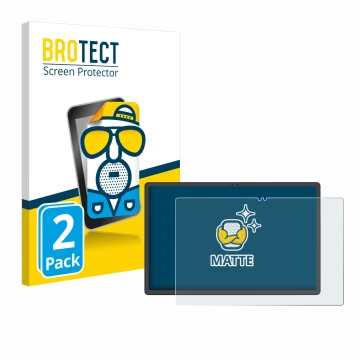 Front side of a product packaging with the brand logo BROTECT. Next to it is the device Mediacom Azimut 4 Pro 11.97
