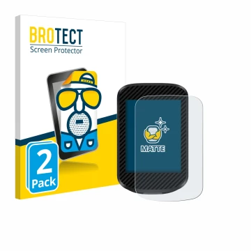 Front side of a product packaging with the brand logo BROTECT. Next to it is the device igpsport BSC300T shown with the corres