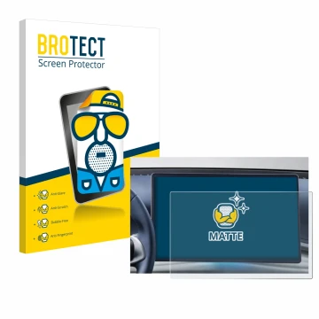 Front side of a product packaging with the brand logo BROTECT. Next to it is the device BYD Atto 3 Design 16