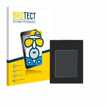 Front side of a product packaging with the brand logo BROTECT. Next to it is the device Lenovo Yoga Slim 9i Gen 10 14