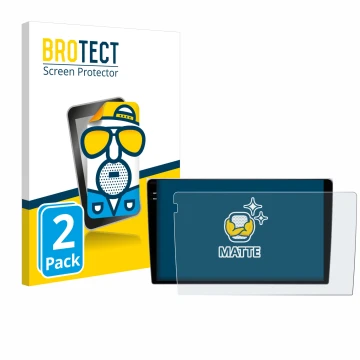 Front side of a product packaging with the brand logo BROTECT. Next to it is the device Teyes CC3 9