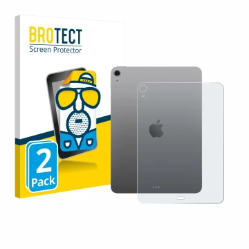 Front side of a product packaging with the brand logo BROTECT. Next to it is the device Apple iPad Air 11