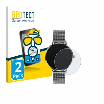 Front side of a product packaging with the brand logo BROTECT. Next to it is the device Pireware Amory 5 shown with the corres