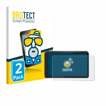 Front side of a product packaging with the brand logo BROTECT. Next to it is the device CARabc DB601 shown with the correspond