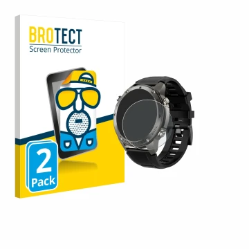 Front side of a product packaging with the brand logo BROTECT. Next to it is the device Knauermann GPS 4 (2025) shown with the