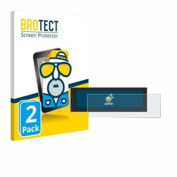 Front side of a product packaging with the brand logo BROTECT. Next to it is the device EcoFlow DELTA 3 Plus shown with the co