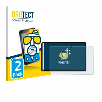 Front side of a product packaging with the brand logo BROTECT. Next to it is the device Oppo Pad SE shown with the correspondi