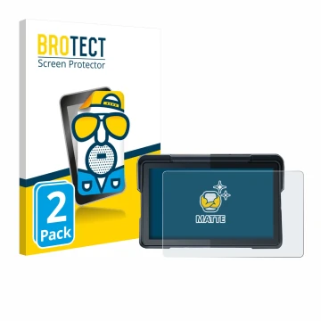 Front side of a product packaging with the brand logo BROTECT. Next to it is the device Lamtto RC19 7