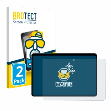 Front side of a product packaging with the brand logo BROTECT. Next to it is the device fezawio F10 10.1