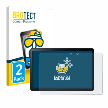 Front side of a product packaging with the brand logo BROTECT. Next to it is the device Acer Iconia V11-11 shown with the corr