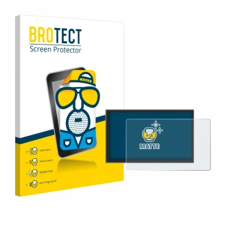 Front side of a product packaging with the brand logo BROTECT. Next to it is the device Leapmotor C10 2025 shown with the corr