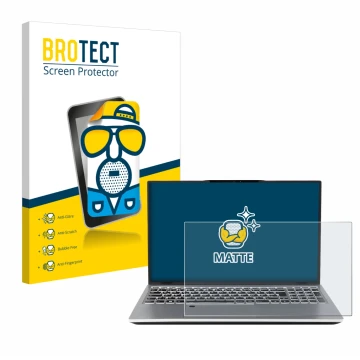 Front side of a product packaging with the brand logo BROTECT. Next to it is the device terra Mobile 1551R i7 1355U W11P shown