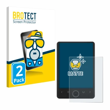 Front side of a product packaging with the brand logo BROTECT. Next to it is the device SPC Light 2 shown with the correspondi