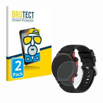 Front side of a product packaging with the brand logo BROTECT. Next to it is the device Popglory S136 shown with the correspon
