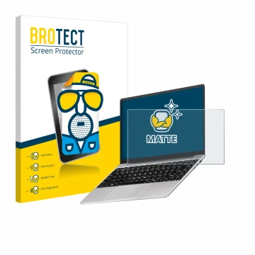 Front side of a product packaging with the brand logo BROTECT. Next to it is the device Notodd N200 14