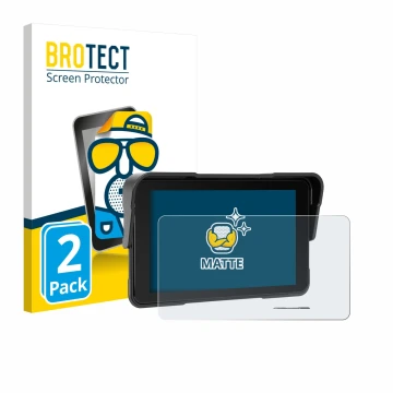 Front side of a product packaging with the brand logo BROTECT. Next to it is the device Sixwin P2 5
