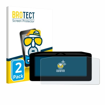 Front side of a product packaging with the brand logo BROTECT. Next to it is the device Ducati Streetfighter V4 2025 Speedomet