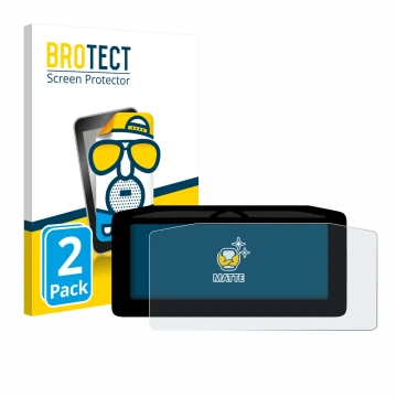 Front side of a product packaging with the brand logo BROTECT. Next to it is the device Ducati XDiavel V4 2025 Speedometer dis