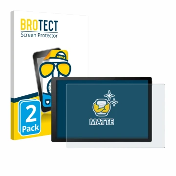 Front side of a product packaging with the brand logo BROTECT. Next to it is the device EcoFlow PowerInsight shown with the co