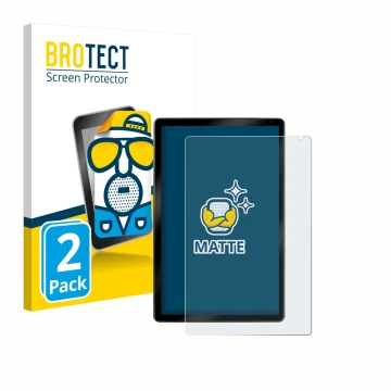 Front side of a product packaging with the brand logo BROTECT. Next to it is the device Yicty C108 10.1