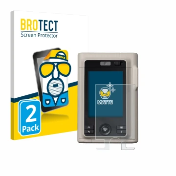 Front side of a product packaging with the brand logo BROTECT. Next to it is the device Fujifilm Instax Mini LiPlay Plus shown
