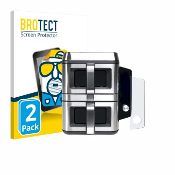 Front side of a product packaging with the brand logo BROTECT. Next to it is the device KOENIC KTAF-TR shown with the correspo