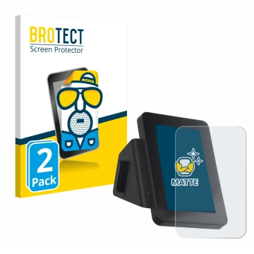 Front side of a product packaging with the brand logo BROTECT. Next to it is the device Anycubic Kobra 3 V2 Combo shown with t