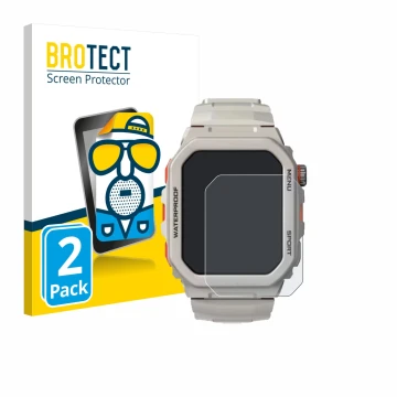 Front side of a product packaging with the brand logo BROTECT. Next to it is the device Rogbid Tank G2 shown with the correspo