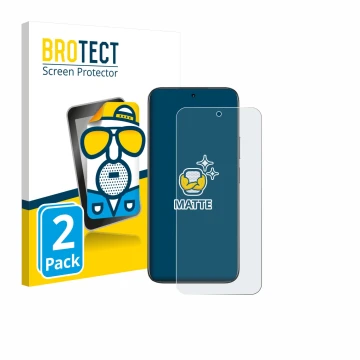 Front side of a product packaging with the brand logo BROTECT. Next to it is the device realme C85 Pro 4G shown with the corre