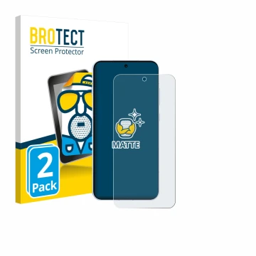 Front side of a product packaging with the brand logo BROTECT. Next to it is the device Oppo Find X8s shown with the correspon