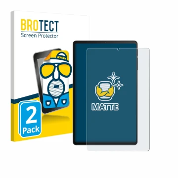 Front side of a product packaging with the brand logo BROTECT. Next to it is the device Xiaomi Black Shark Gaming Tablet shown