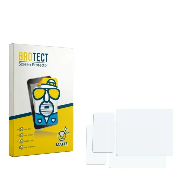 Front side of a product packaging with the brand logo BROTECT. Next to it is the corresponding screen protector.