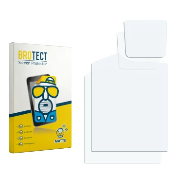 Front side of a product packaging with the brand logo BROTECT. Next to it is the corresponding screen protector.