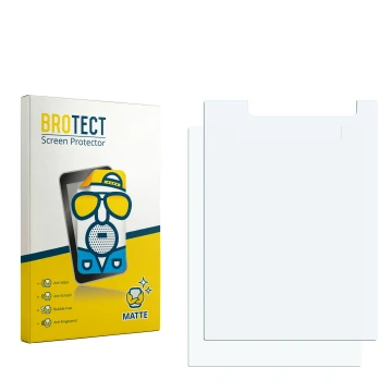 Front side of a product packaging with the brand logo BROTECT. Next to it is the corresponding screen protector.