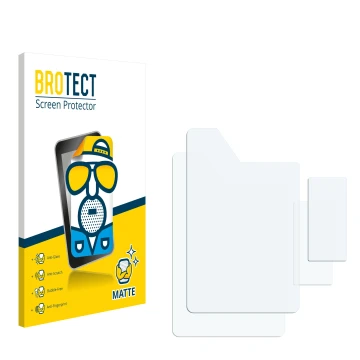 Front side of a product packaging with the brand logo BROTECT. Next to it is the corresponding screen protector.