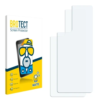 Front side of a product packaging with the brand logo BROTECT. Next to it is the corresponding screen protector.