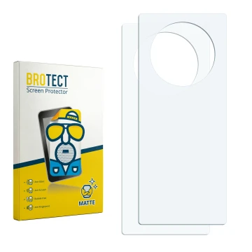 Front side of a product packaging with the brand logo BROTECT. Next to it is the corresponding screen protector.
