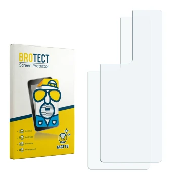 Front side of a product packaging with the brand logo BROTECT. Next to it is the corresponding screen protector.