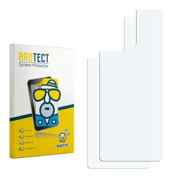 Front side of a product packaging with the brand logo BROTECT. Next to it is the corresponding screen protector.
