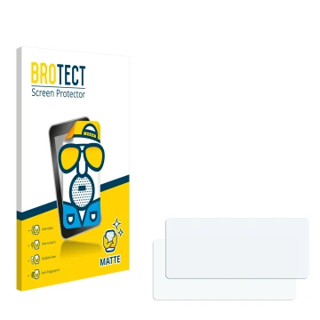 Front side of a product packaging with the brand logo BROTECT. Next to it is the corresponding screen protector.