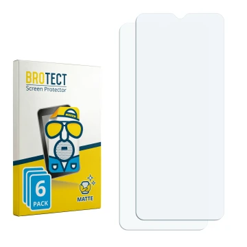 Front side of a product packaging with the brand logo BROTECT. Next to it is the corresponding screen protector.