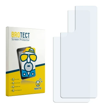 Front side of a product packaging with the brand logo BROTECT. Next to it is the corresponding screen protector.
