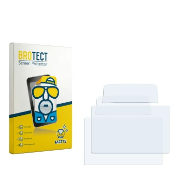Front side of a product packaging with the brand logo BROTECT. Next to it is the corresponding screen protector.