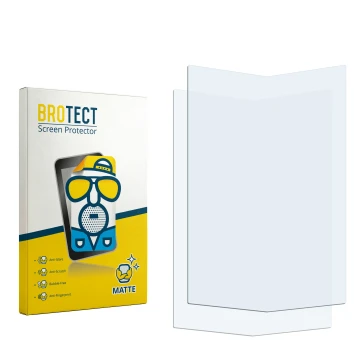 Front side of a product packaging with the brand logo BROTECT. Next to it is the corresponding screen protector.