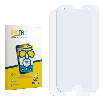 Front side of a product packaging with the brand logo BROTECT. Next to it is the corresponding screen protector.