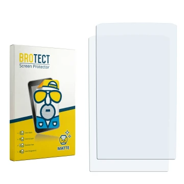 Front side of a product packaging with the brand logo BROTECT. Next to it is the corresponding screen protector.