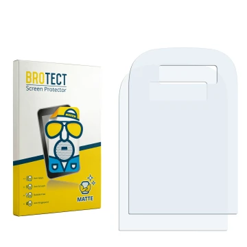 Front side of a product packaging with the brand logo BROTECT. Next to it is the corresponding screen protector.
